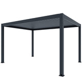 FlexiLouvre Free-Standing 3x4m Charcoal Grey