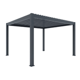 FlexiLouvre Lite Freestanding 3x4m Charcoal Grey