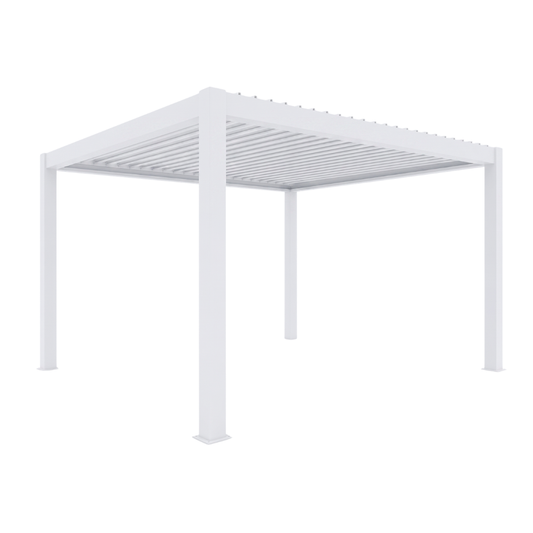 FlexiLouvre Lite Freestanding 3x4m White