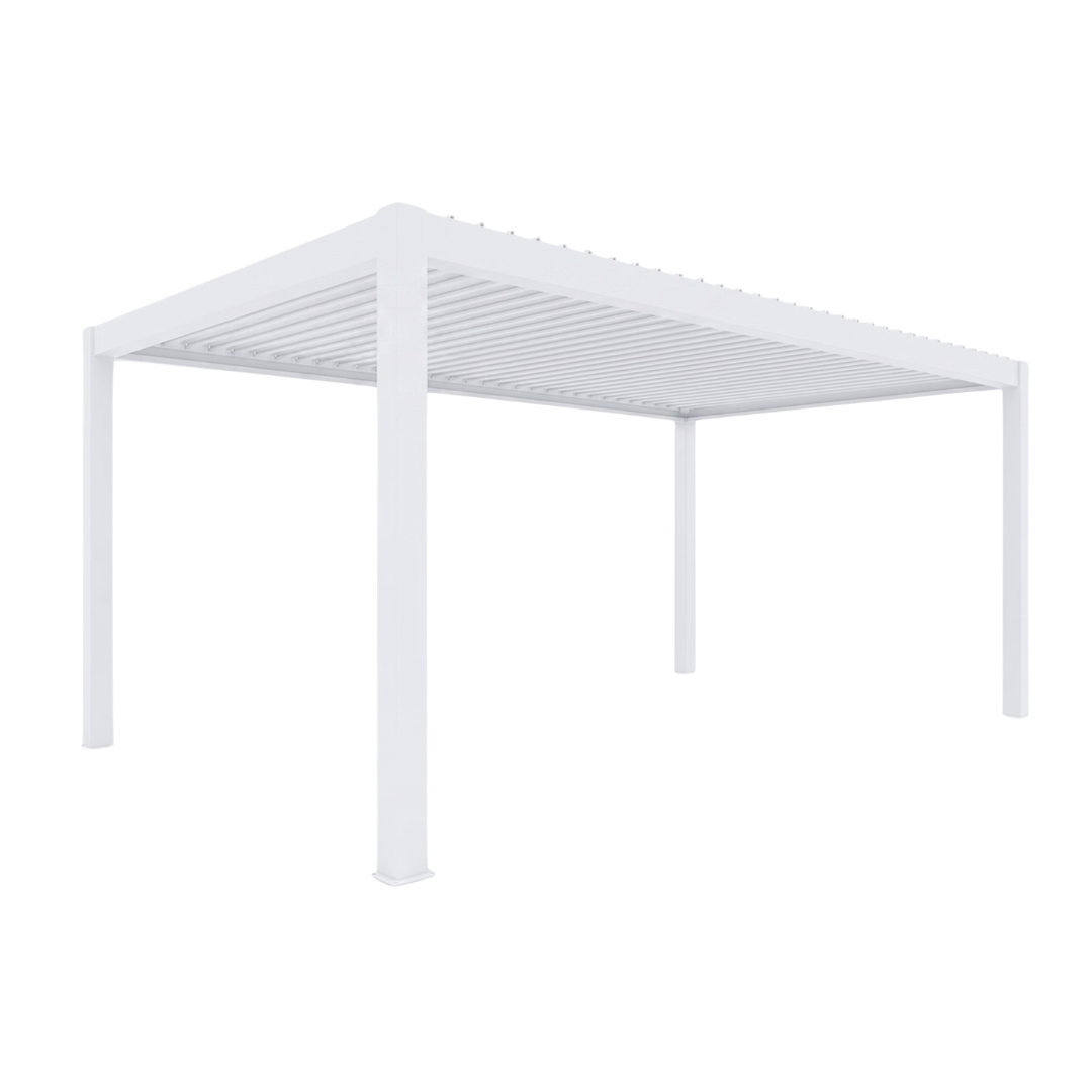 FlexiLouvre Lite Freestanding 3x5m White
