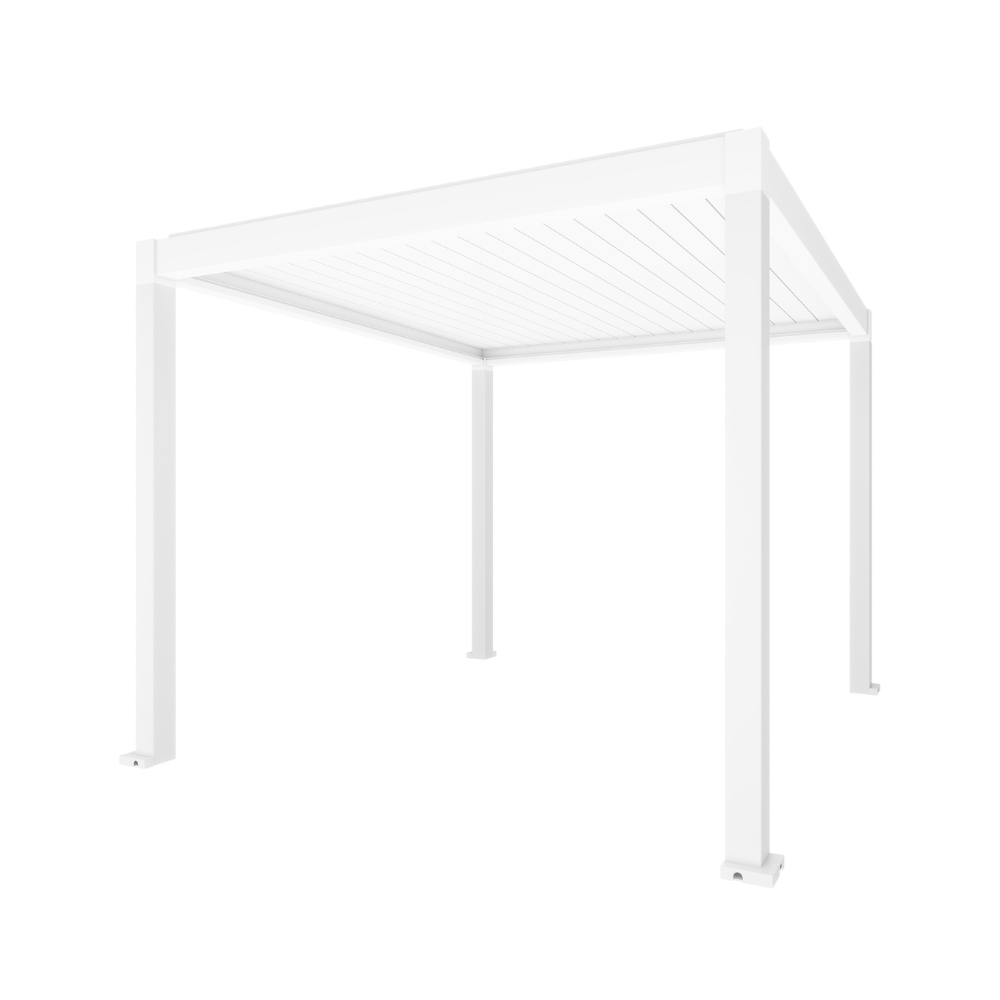 FlexiLouvre Free-Standing 3x3m White