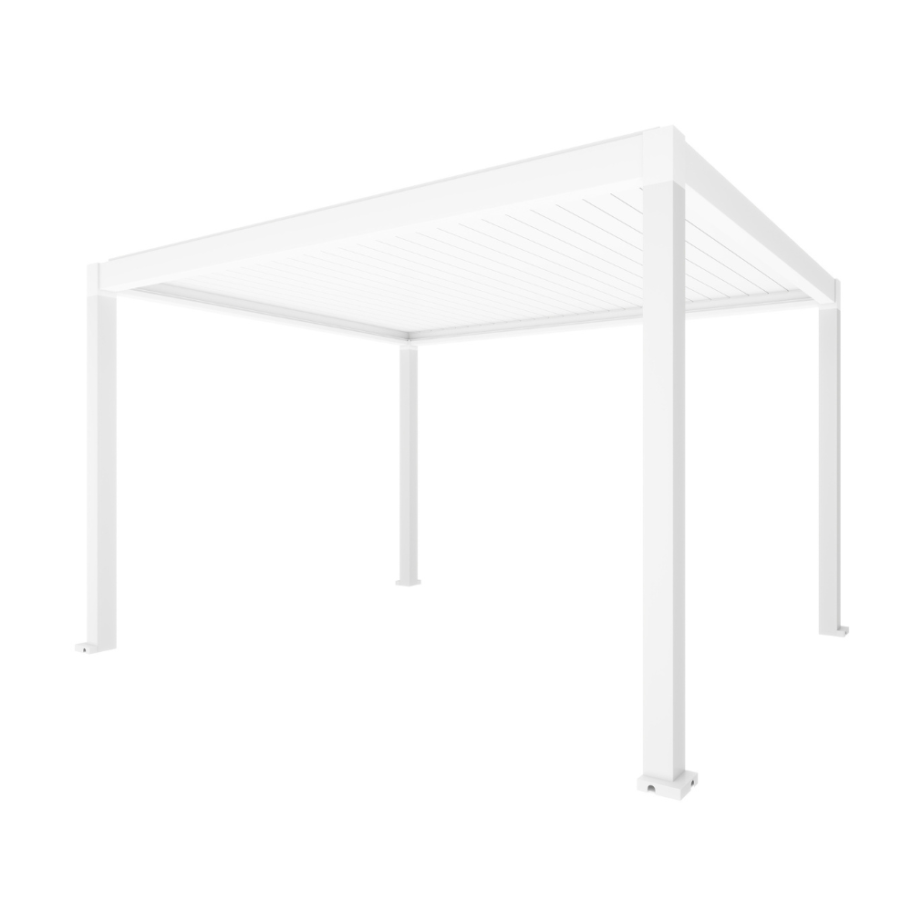 FlexiLouvre Free-Standing 3x3m White