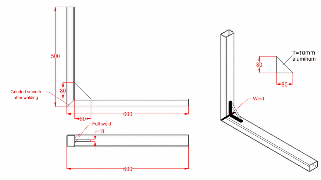 Soffit bracket drawing