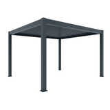 FlexiLouvre Lite Freestanding 3x3m Charcoal Grey